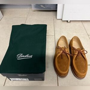 Paraboot Michael in Whiskey Suede Size 40 Mens Derby